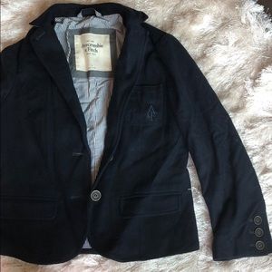 Preppy wool blazer